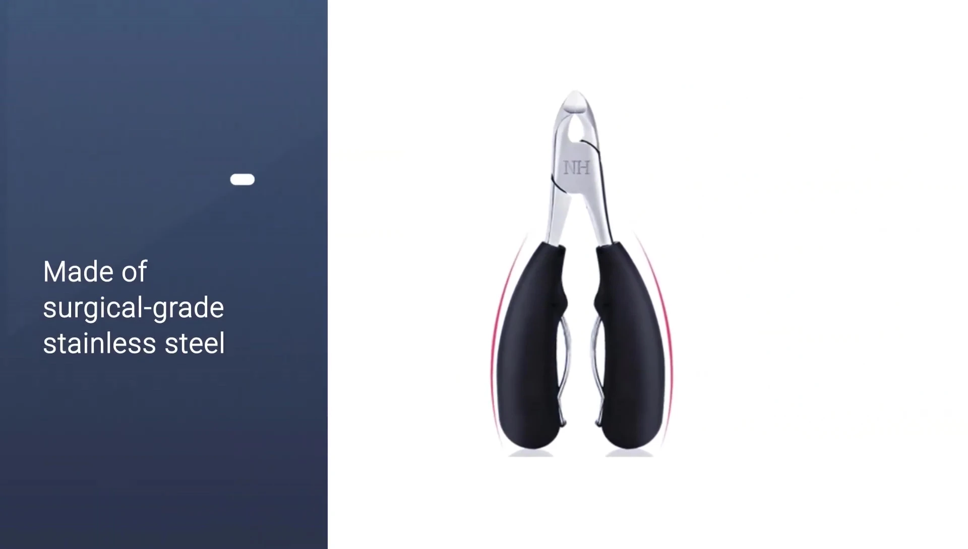 Ingrown toenail clippers, surgical steel