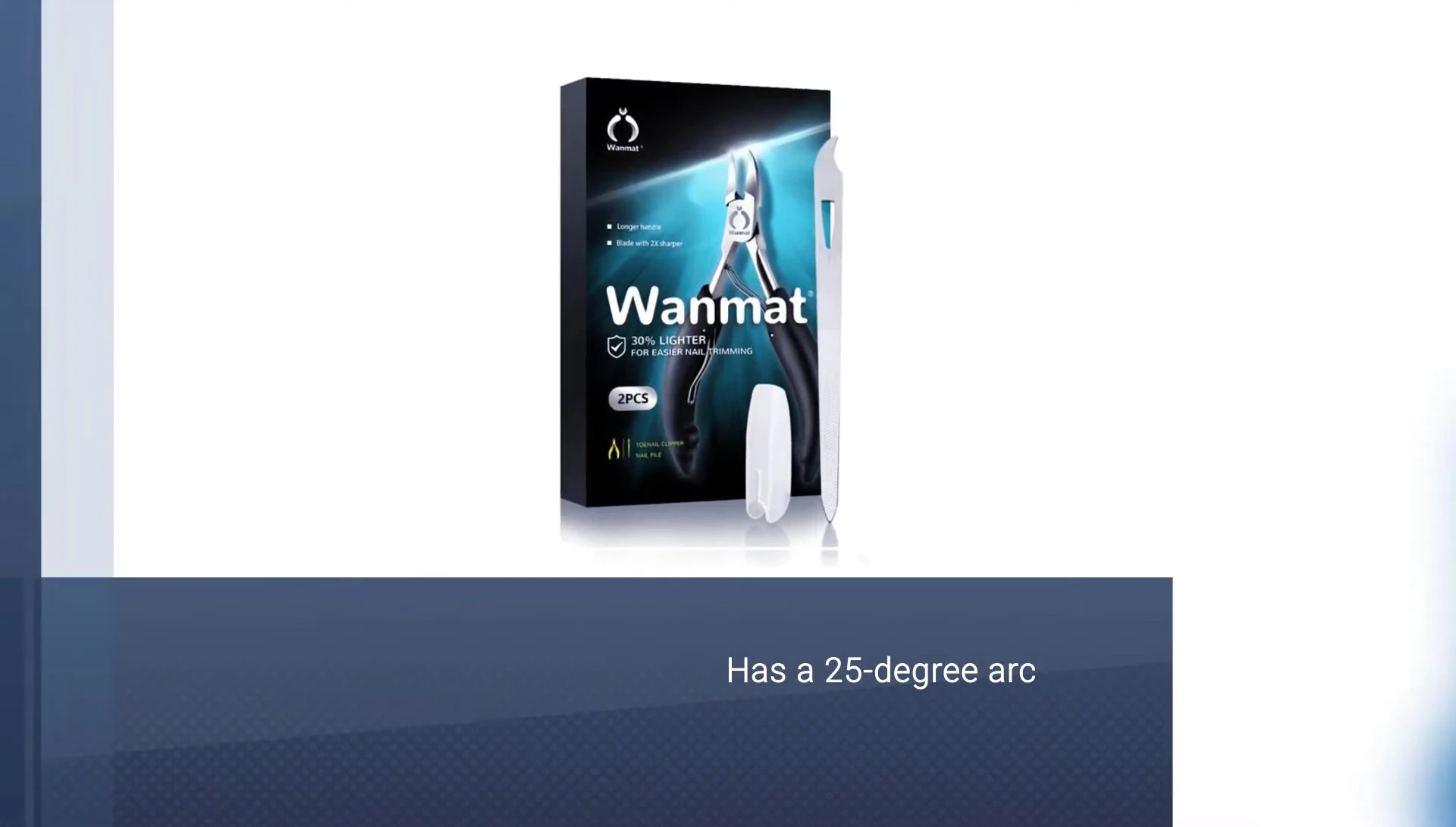 Wanmat toenail clippers for thick nails