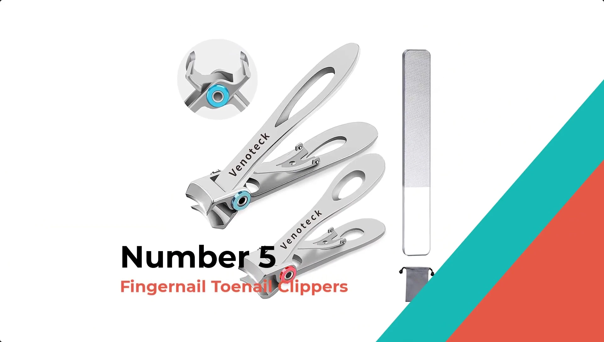 Fingernail and toenail clipper set