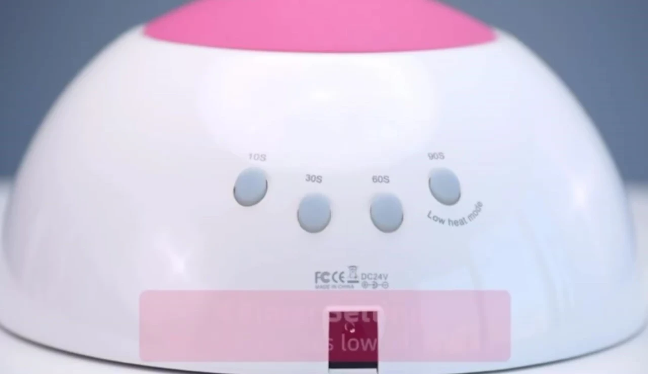 Image highlighting the low heat mode for enhanced user comfort.