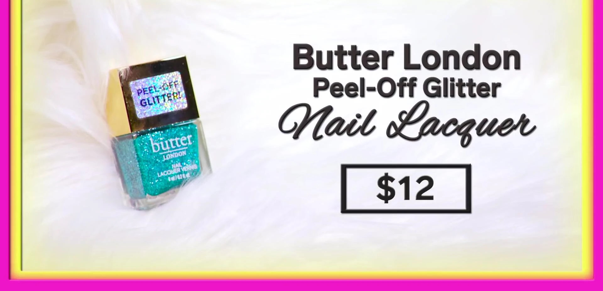 Butter London Peel-Off Glitter Nail Lacquer