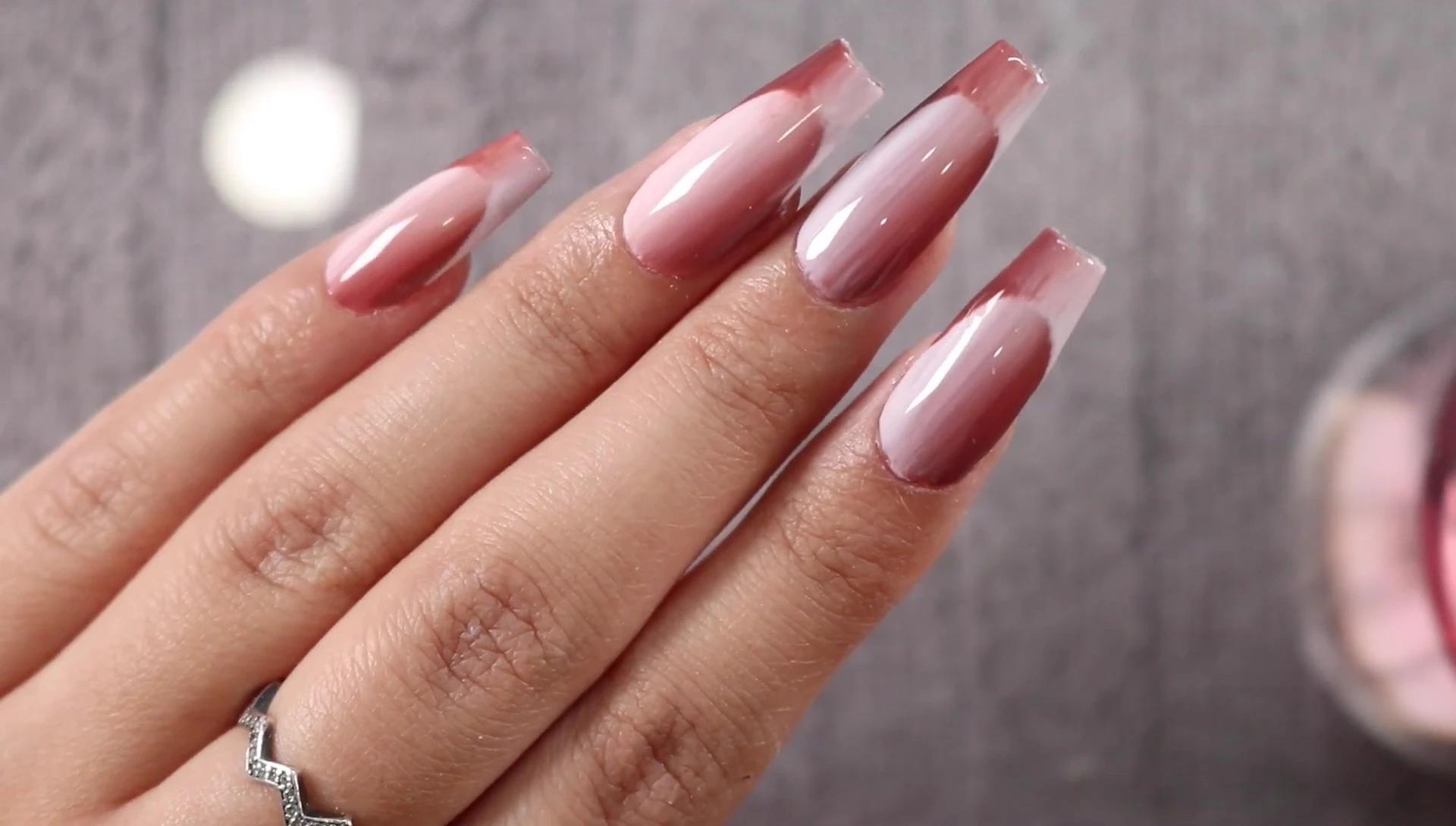 Stunning ombre nails using GELLEN kit