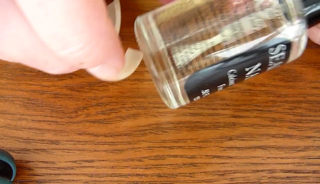 Calcium nail strengthener serum bottle