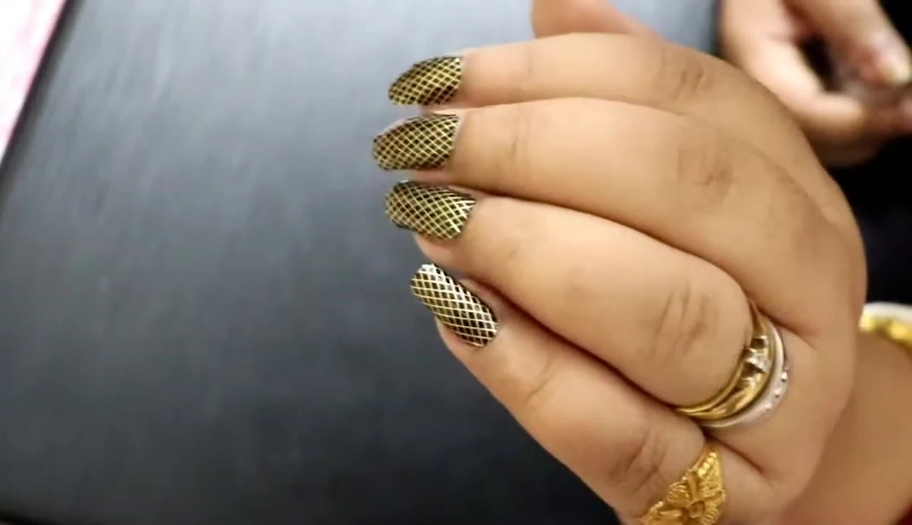 Stylish nail stickers manicure