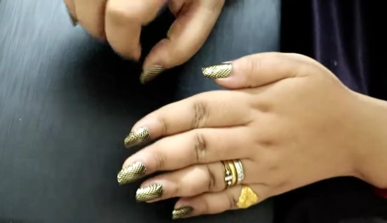 Stylish nail stickers manicure