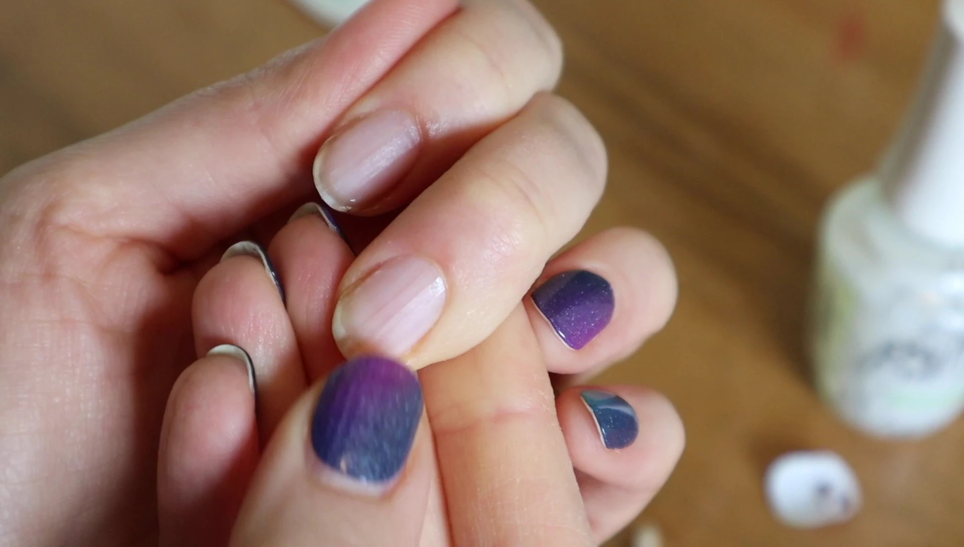 Gentle nail strip removal