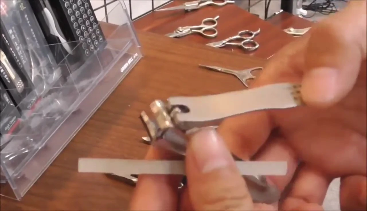 Close-up showcasing the solid metal lever.