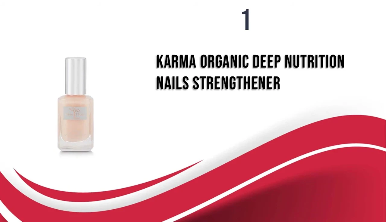 Nails with Karma Organic Deep Nutrition applied