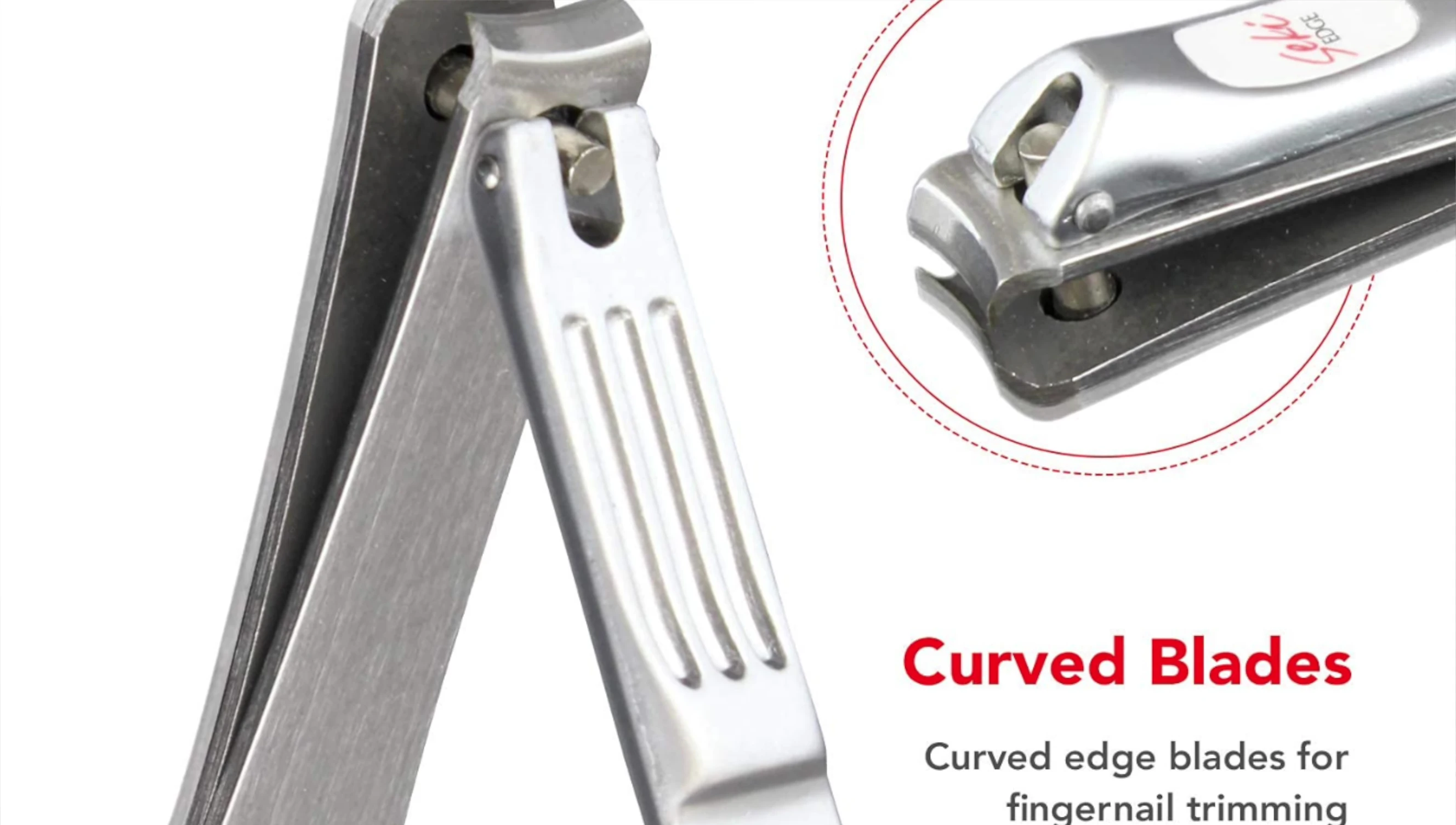 Close-up demonstrating the sharp blades of Seysso clippers