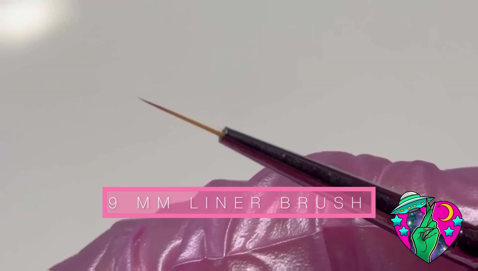 Close-up of the 9-millimeter brush.