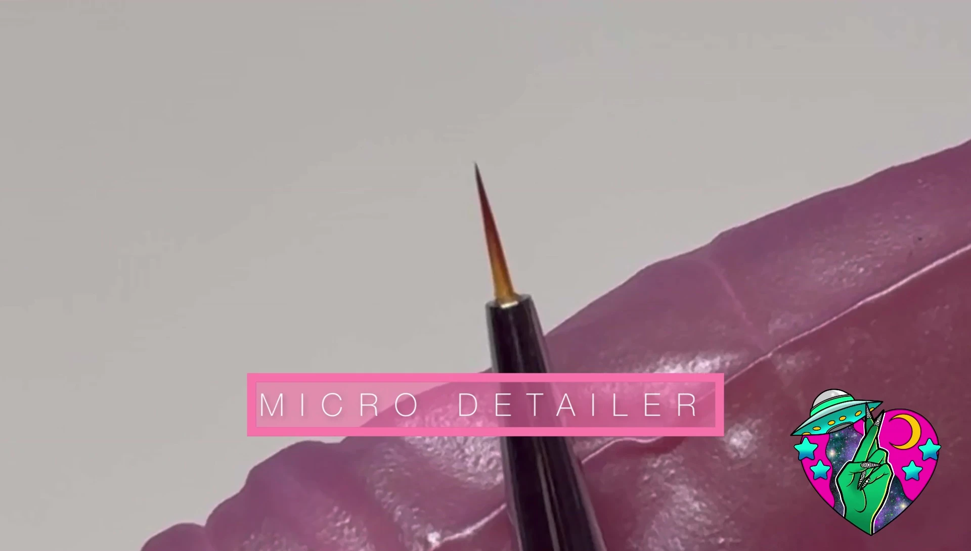 Close-up of the Micro Detailer brush.
