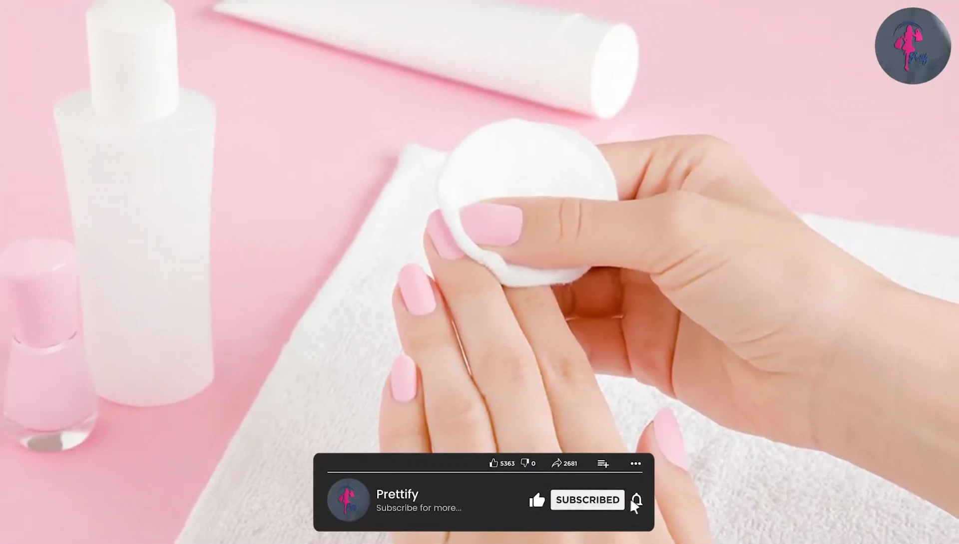 Image emphasizing gentle nail care