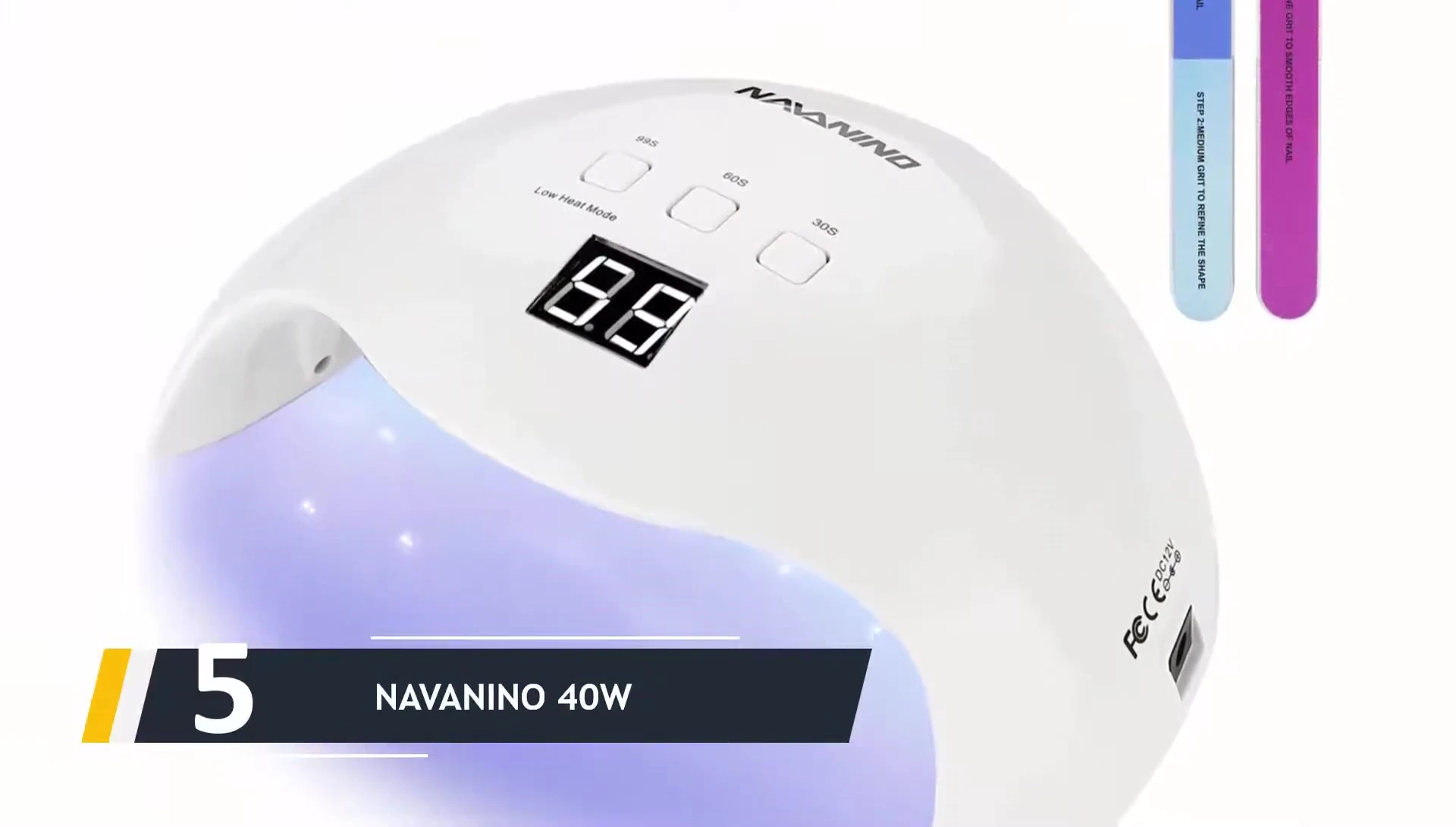 The Navarino 40W UV lamp in use