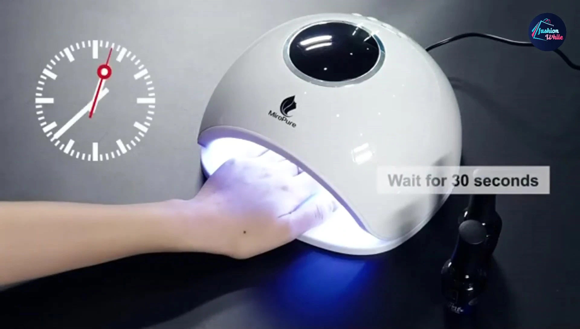 Myro lamp's quick drying results