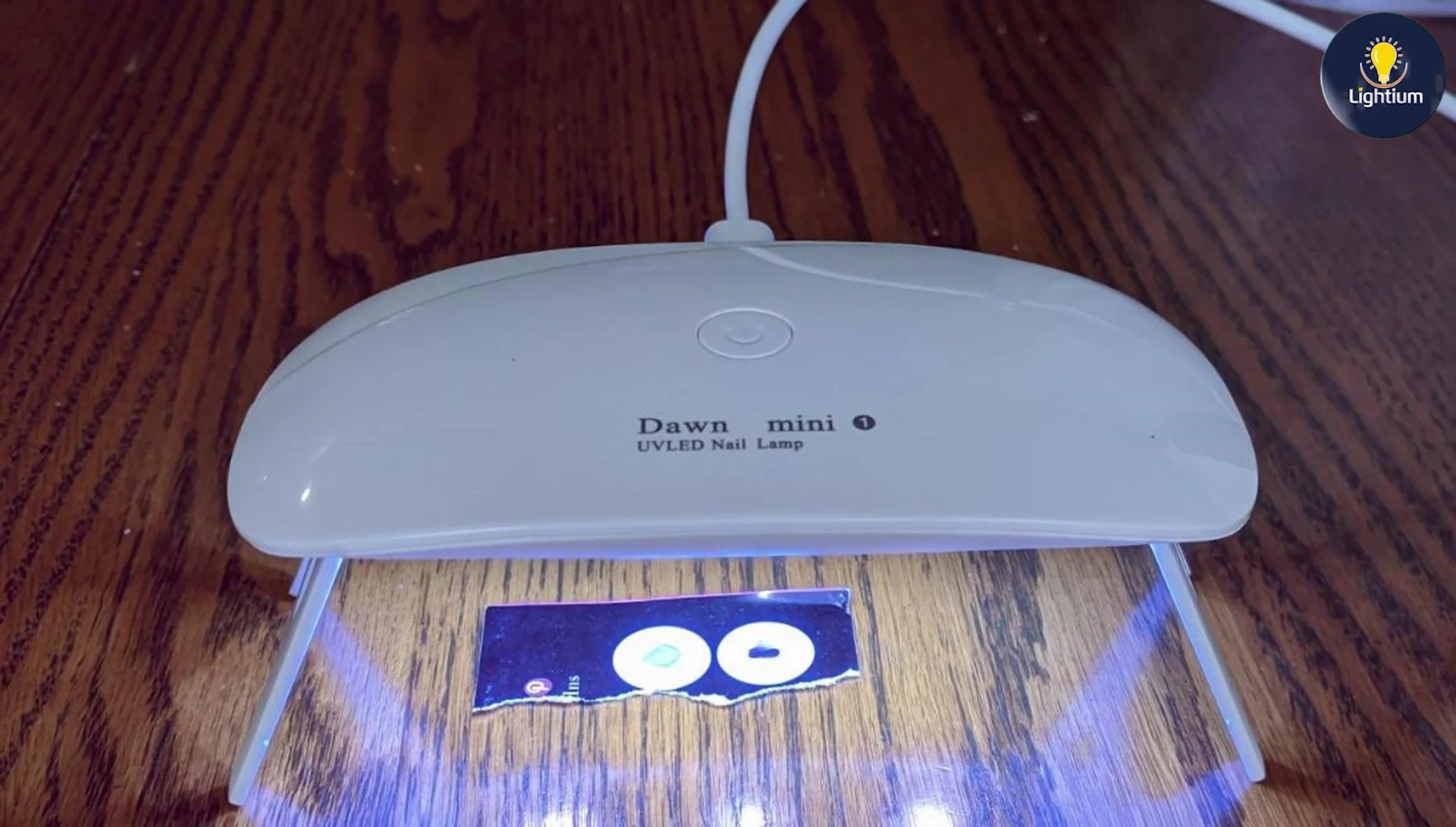 Kima UV LED Nail Dryer Mini - highlighting its compact size