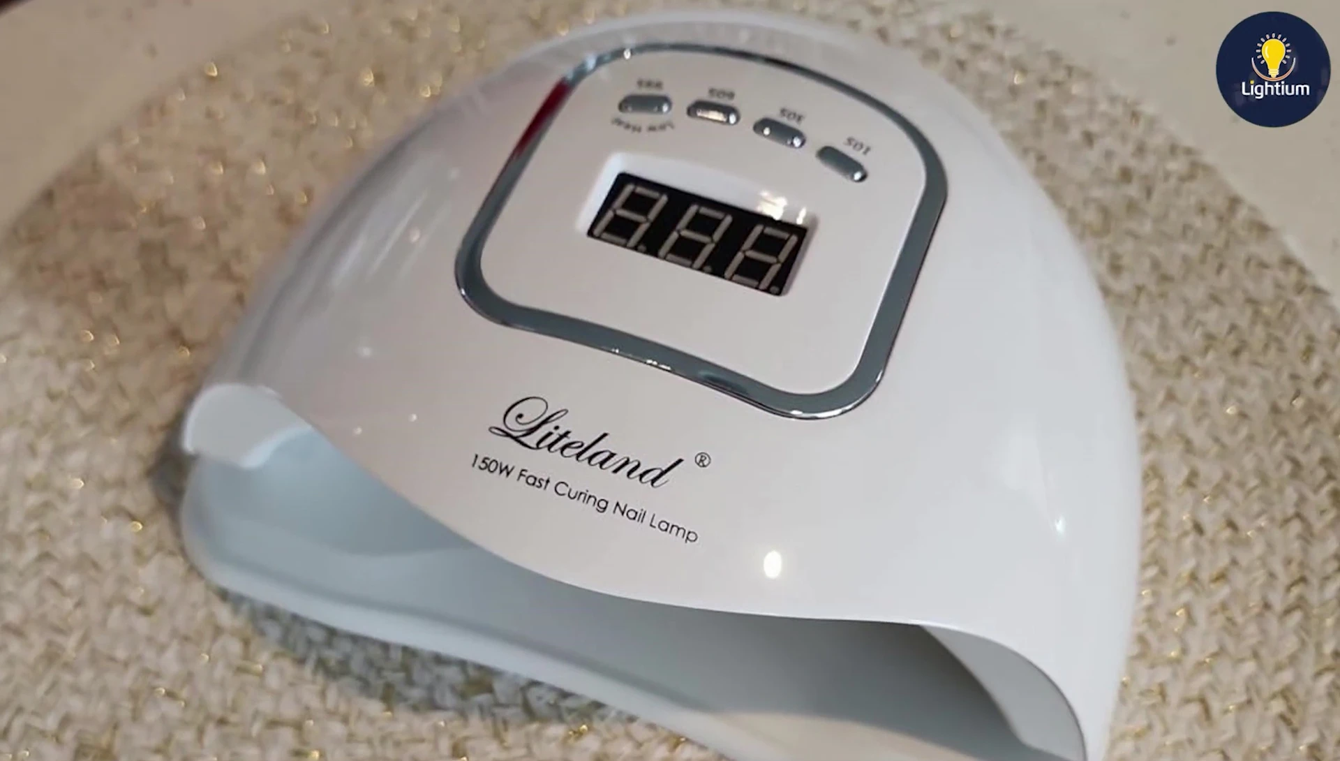 UV Gel Nail Lamp 150W Nail Dryer - showing the spacious curing chamber