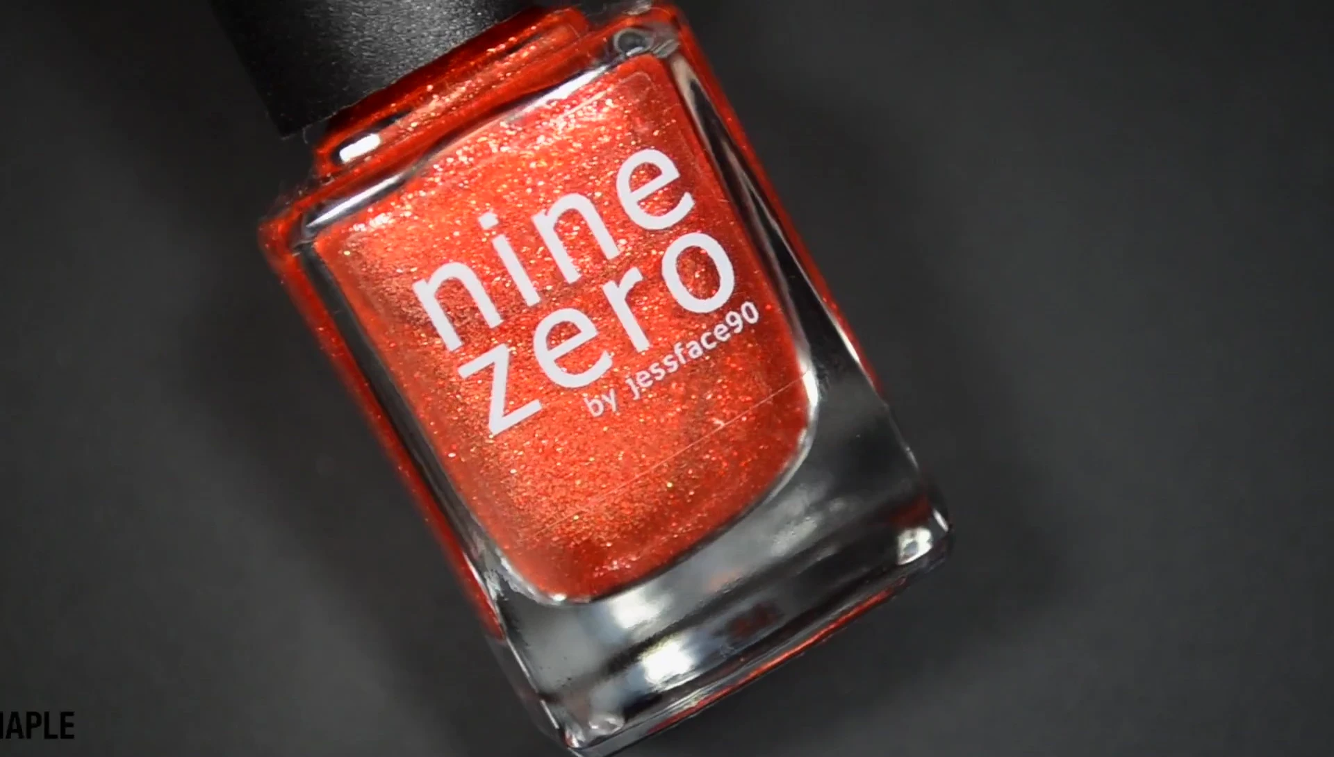Screenshot of Maple polish bottle and name.