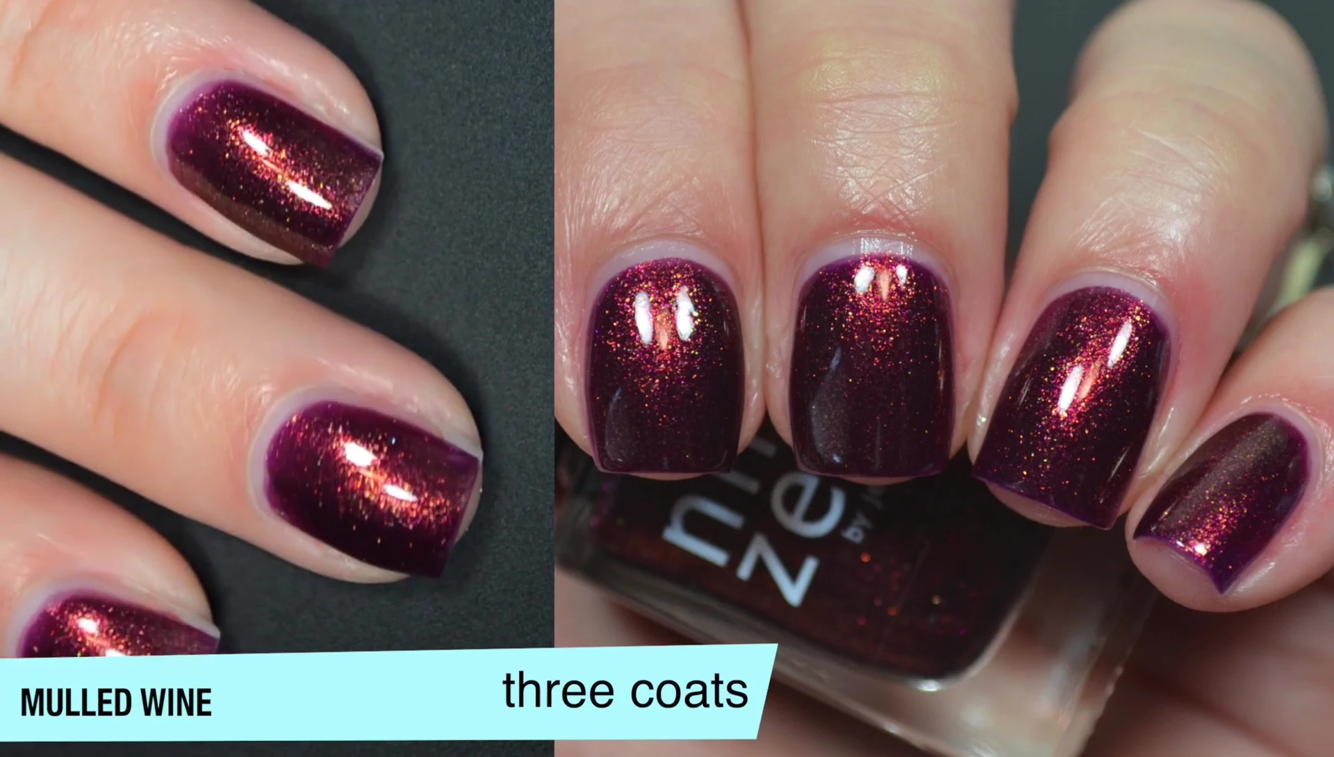 Final swatch of Mulled Wine.