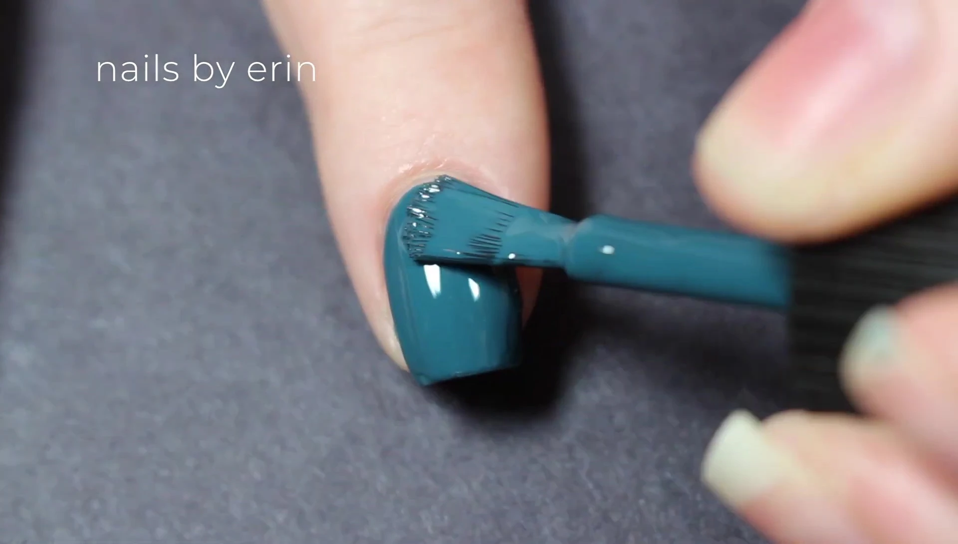 Bang-On nail after two coats and a top coat.
