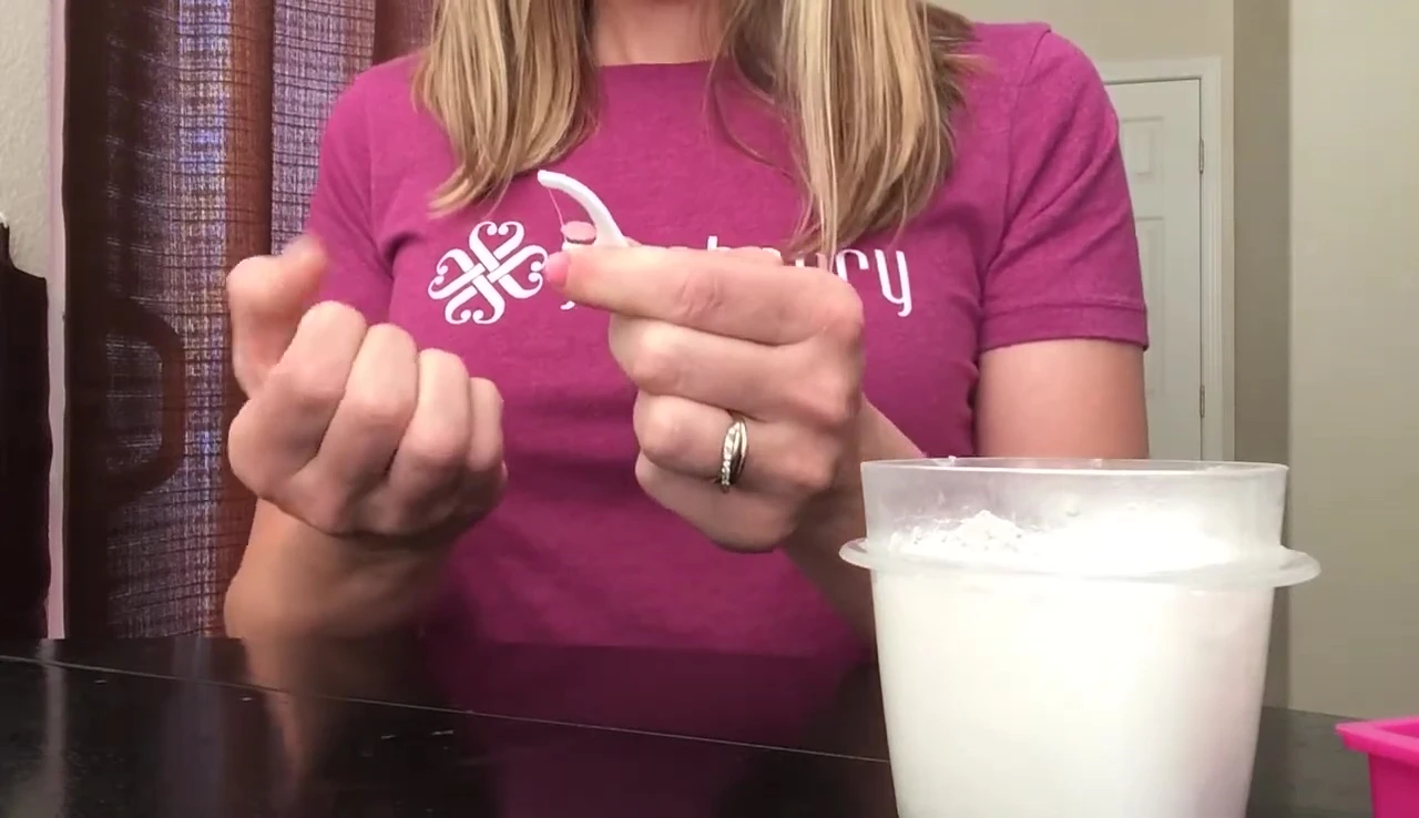 Rubbing coconut oil into the nails after removal.