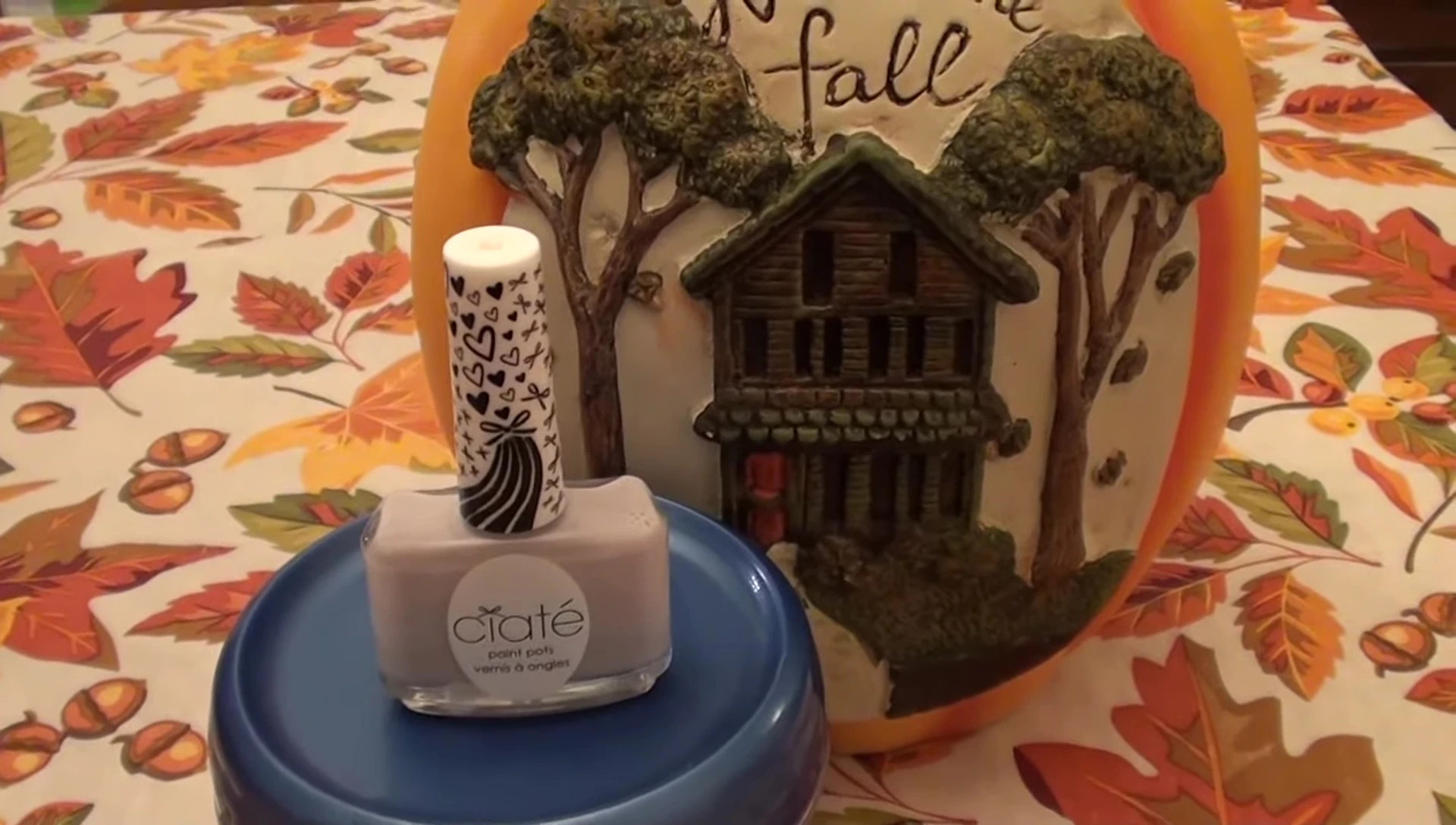 Close-up of nails painted with Ciaté London Wanderlust, showcasing the chalky finish.