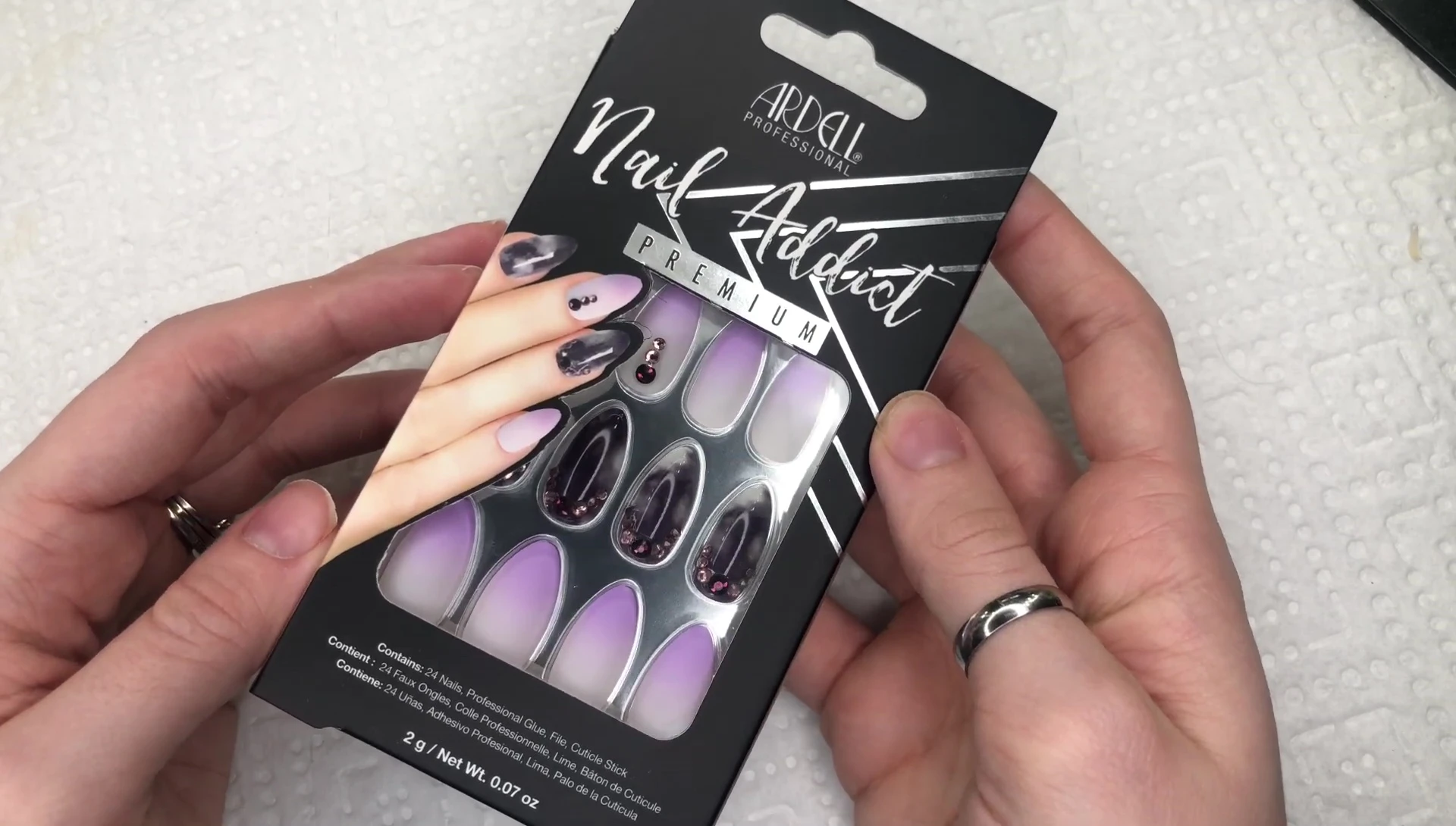 The Ardell press-on nail packaging at Target