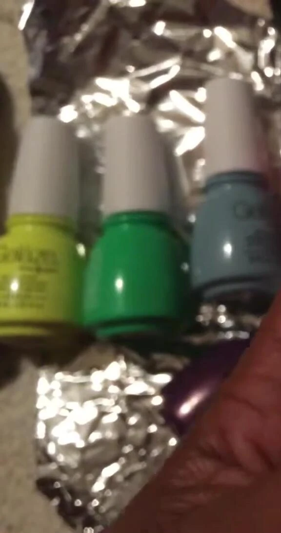 Image of the 'Orange Knockout' gel polish