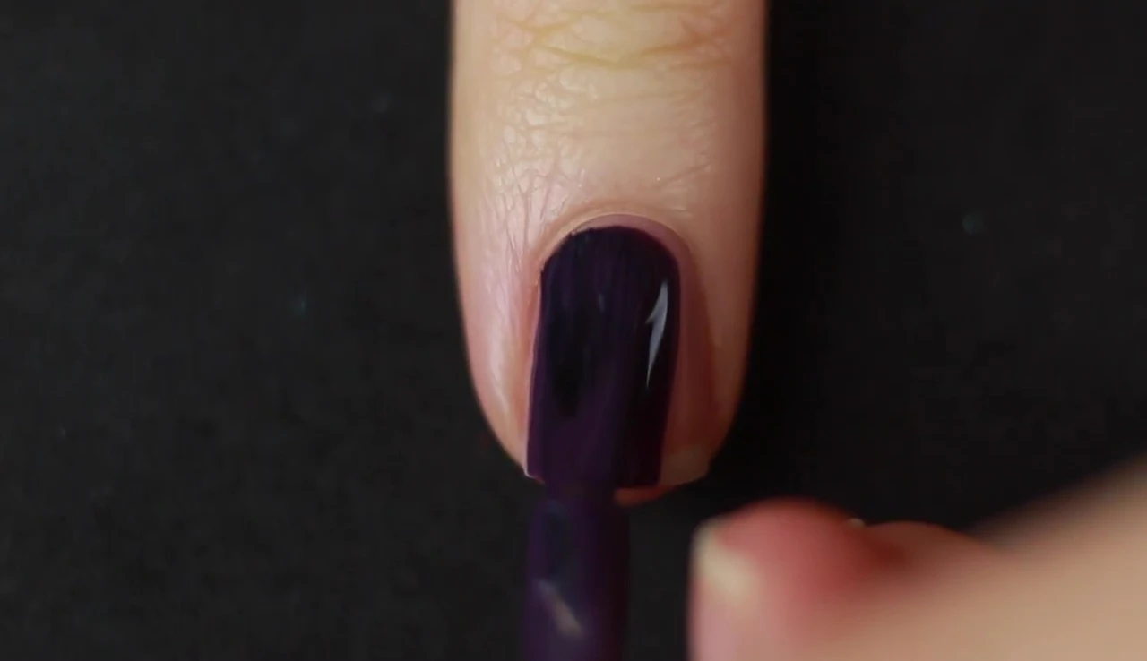 Purple Haze swatch on nail