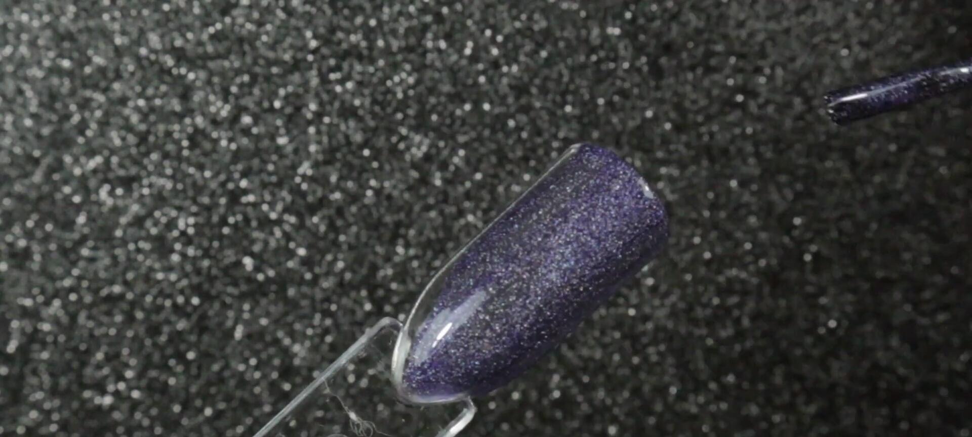 Nail swatch of A-England Tristam in two coats.