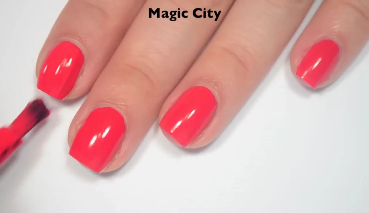 Two coats of Magic City, fully opaque