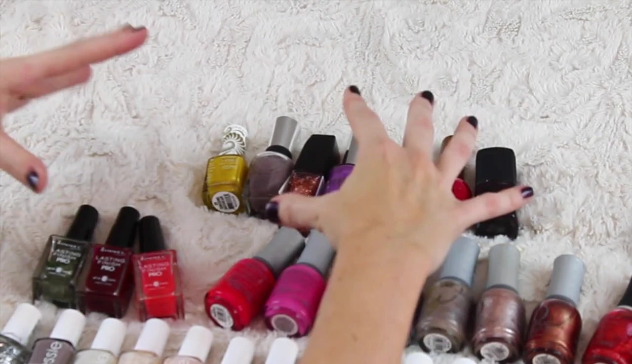 A selection of single nail polishes from various brands.