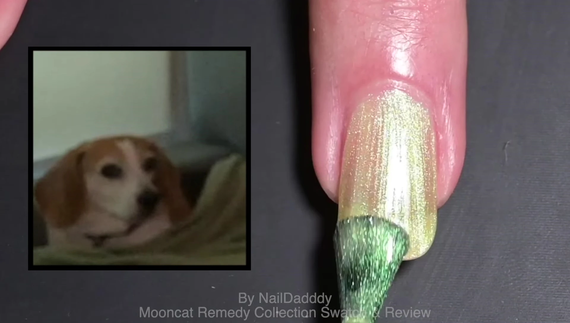 Swatch of Mariah's Melody on a nail