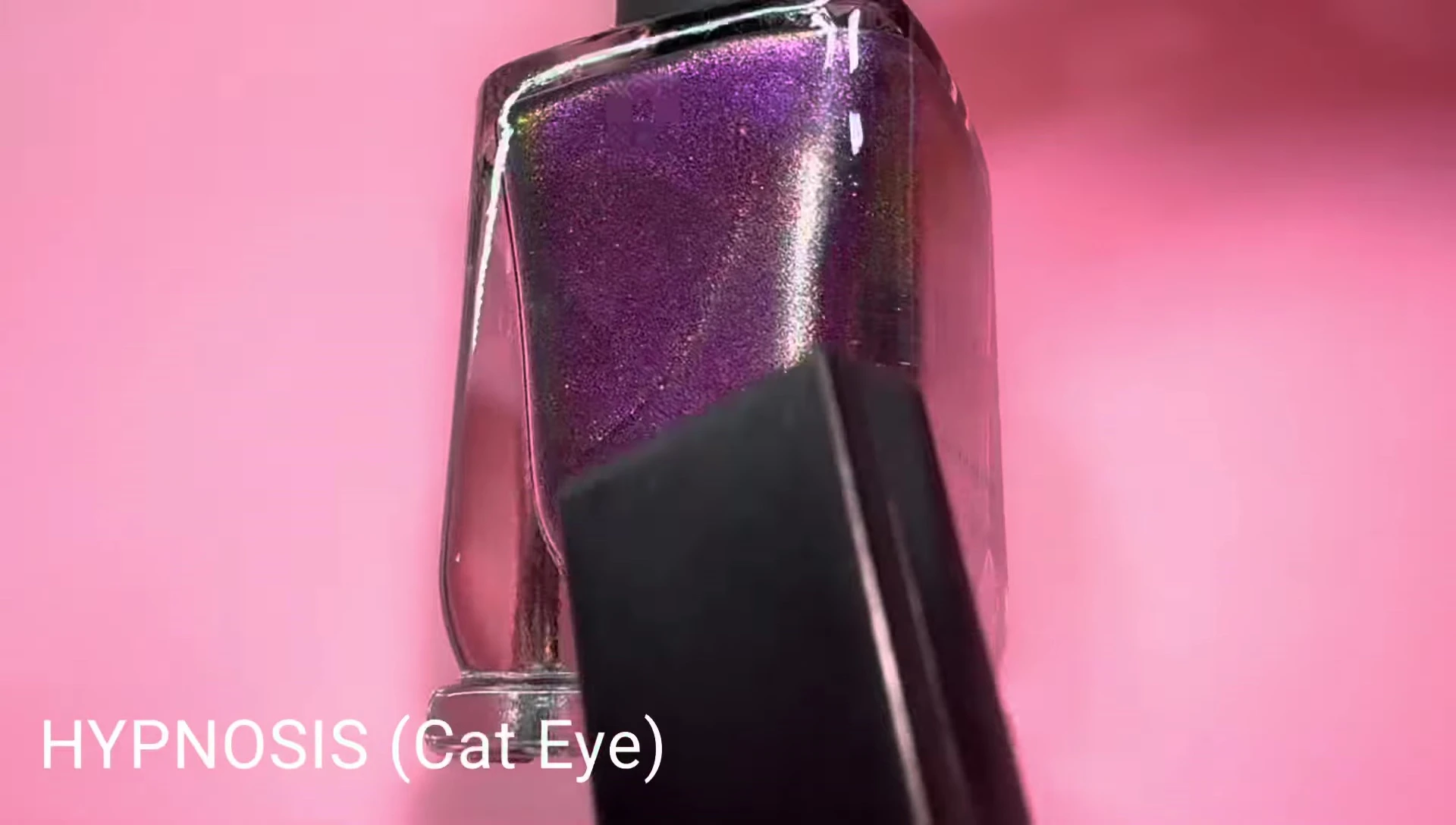 Close-up of Hypnosis polish in first coat, showcasing the color shift.