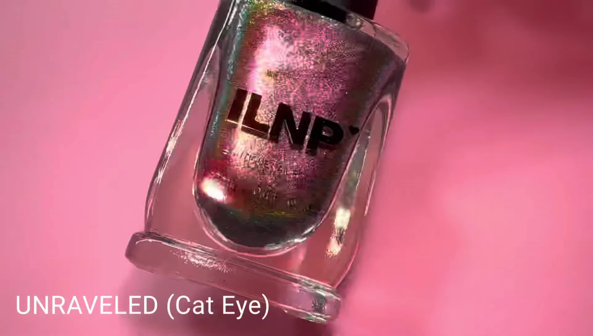 Close-up of Unraveled polish in first coat.