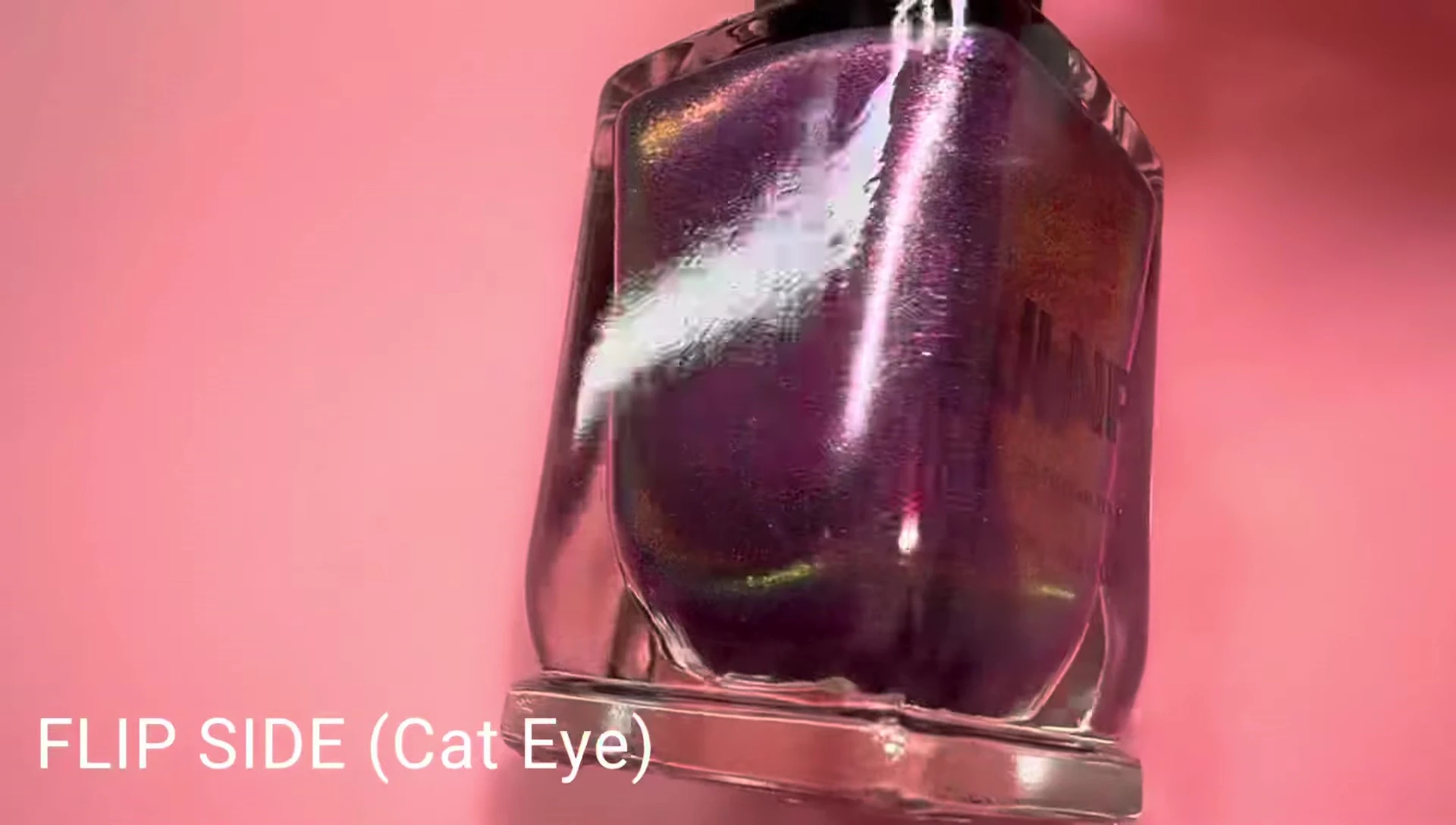 Close-up of Flip Side polish, showing the magnetic shimmer.