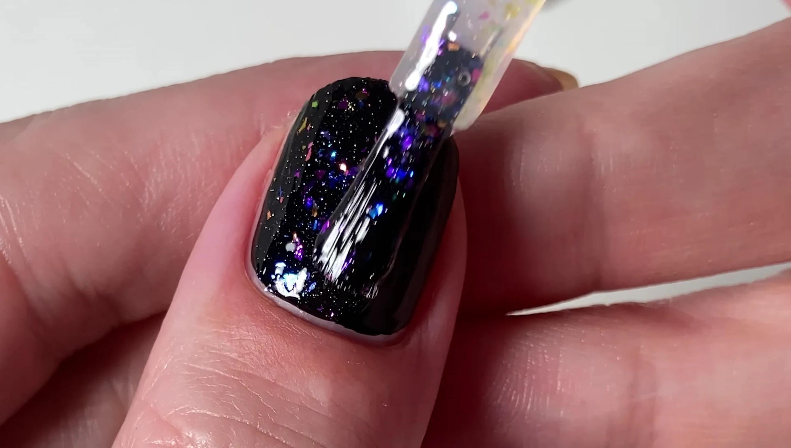 Heart Like a Riot charity polish swatched on its own.