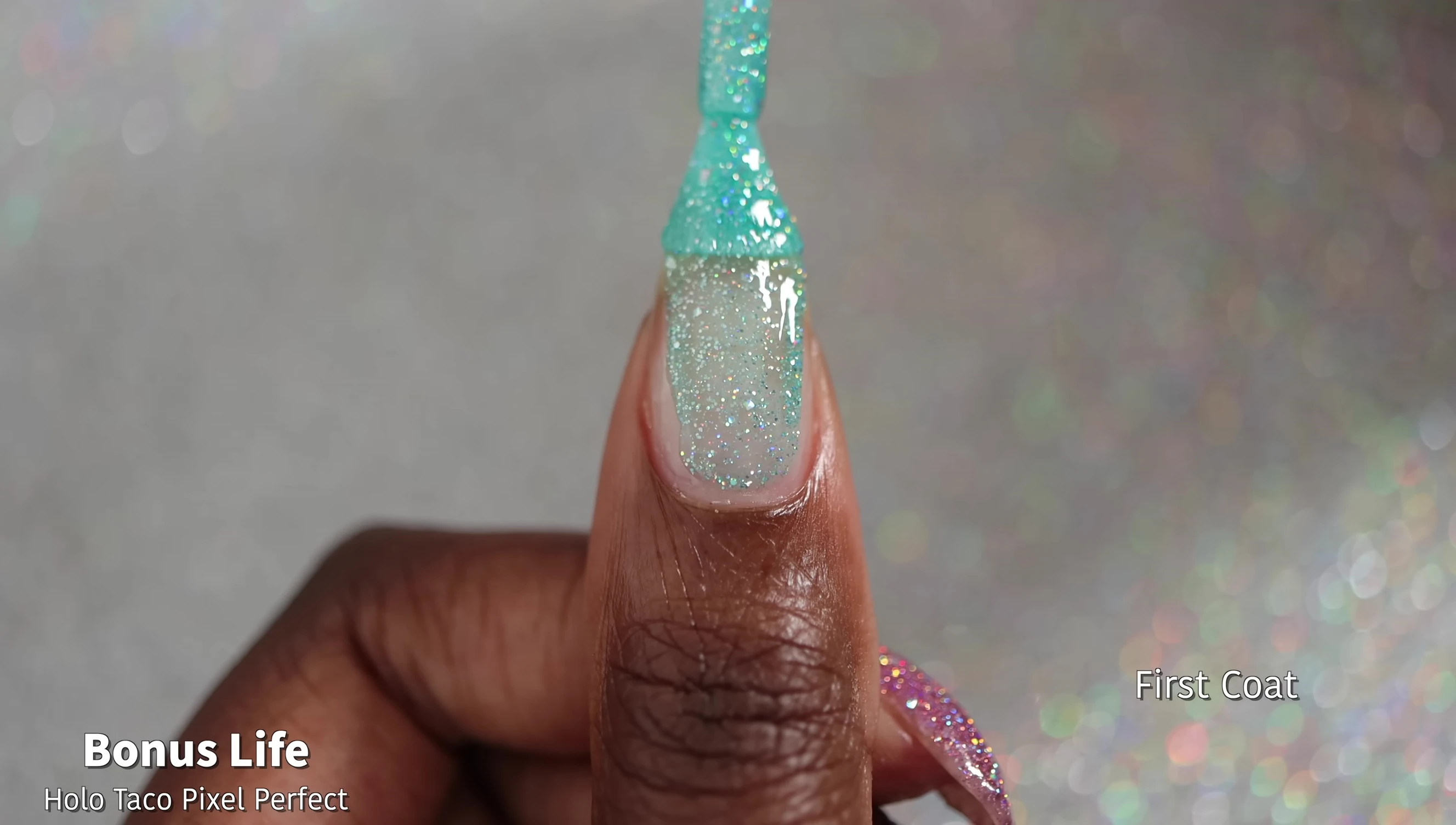 Close-up shot of Bonus Life nail polish
