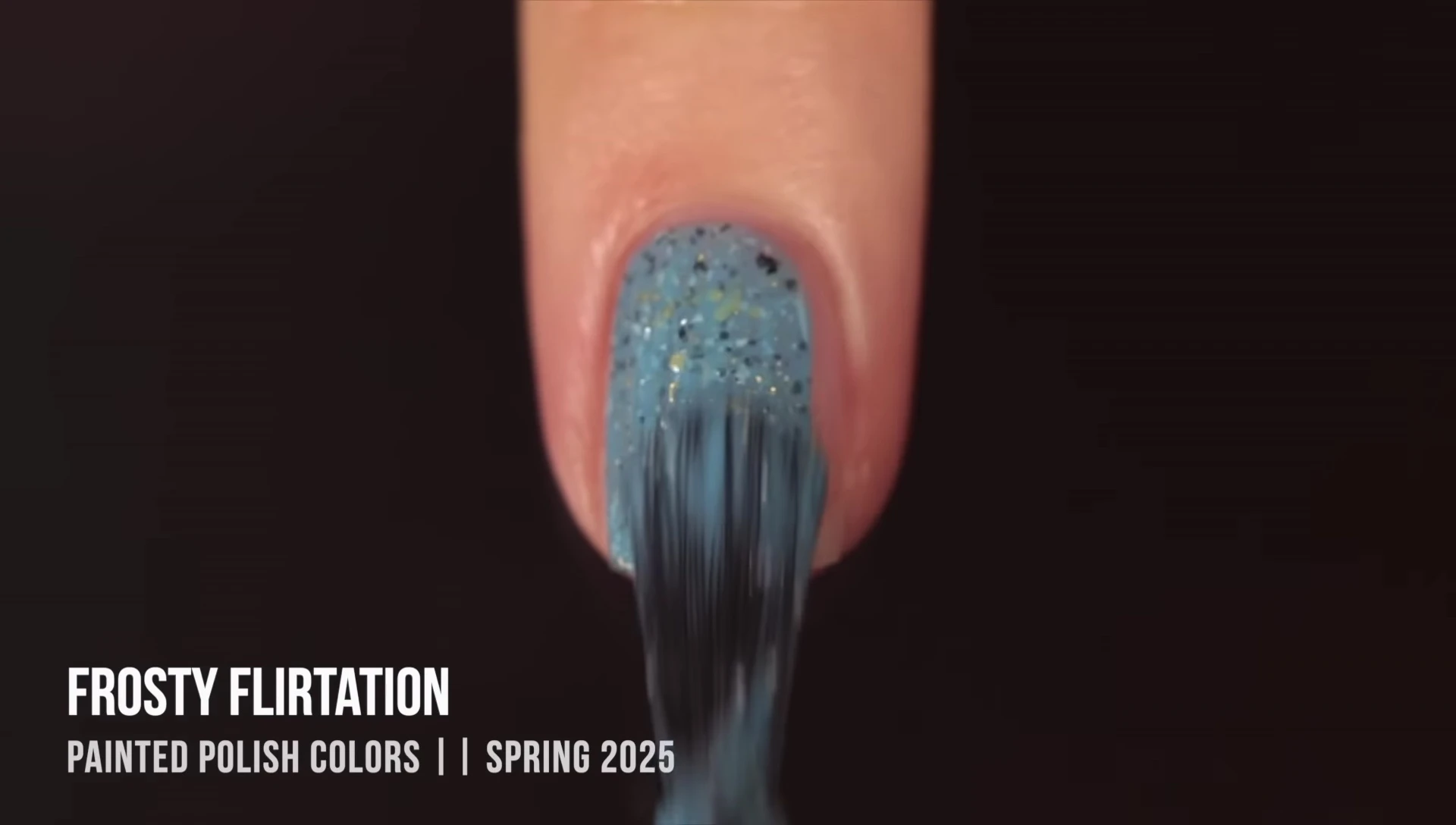 Swatch of Frosty Flirtation nail polish