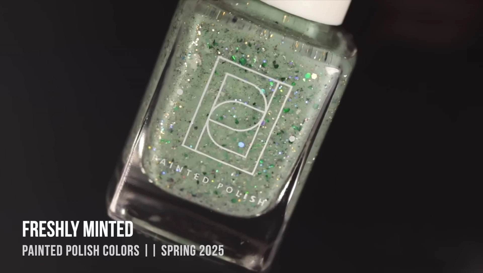 Swatch of Freshly Minted nail polish