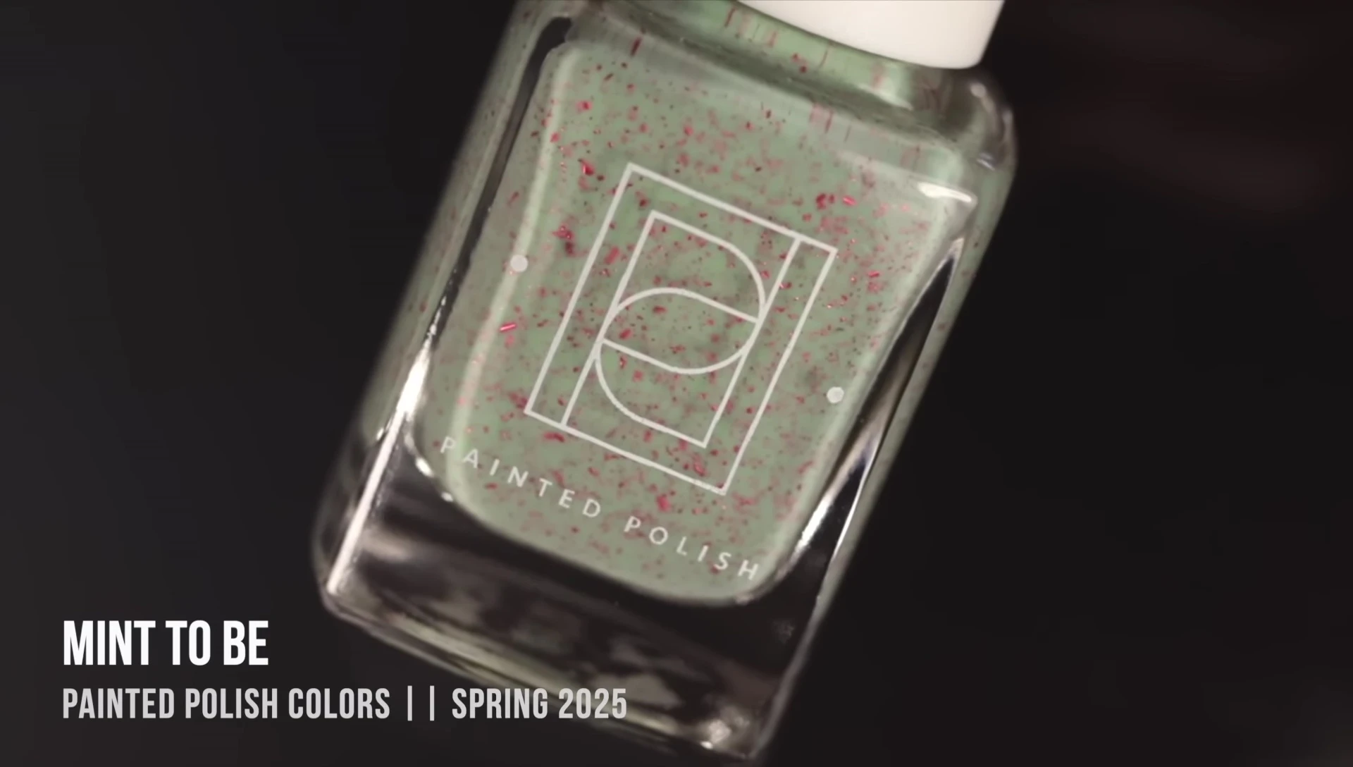 Swatch of Mint to Be nail polish