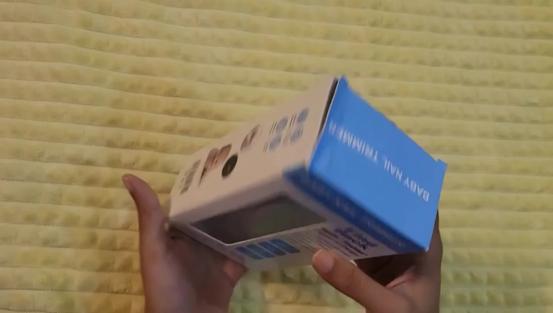 The electric baby nail trimmer.