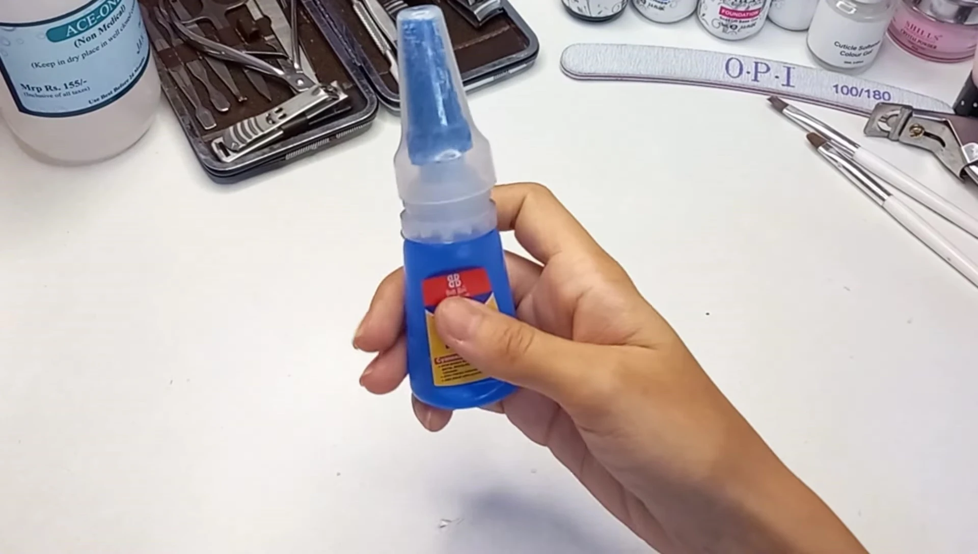 Nail glue bottles