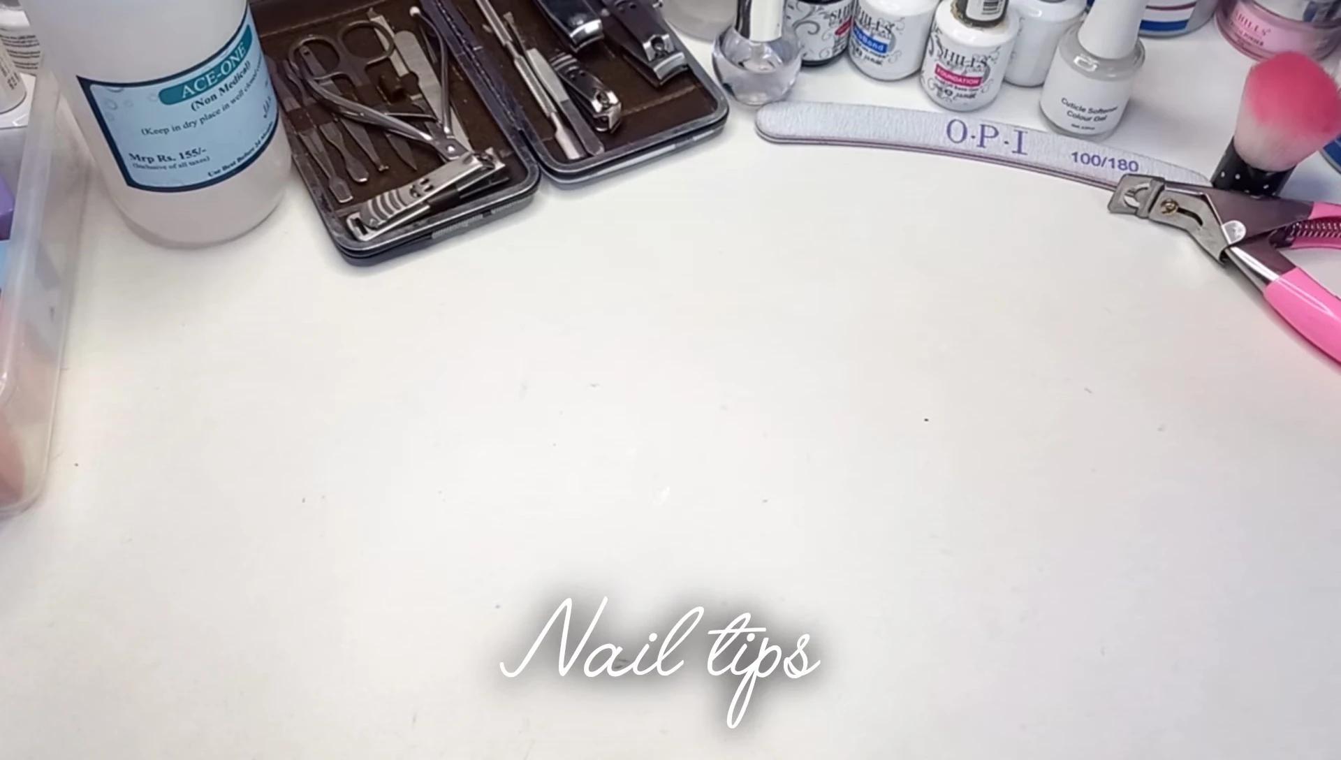 Various nail tips