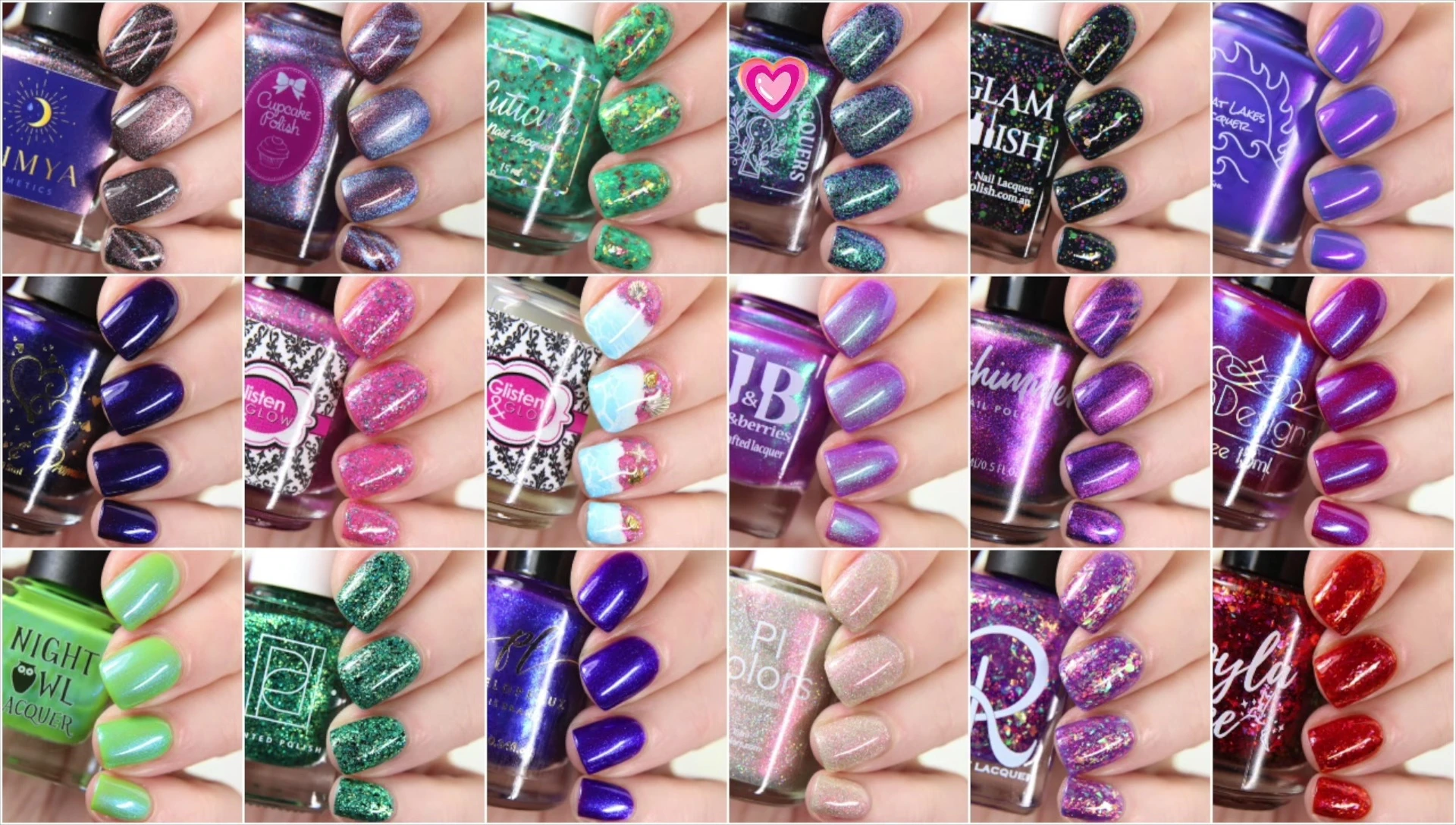 Highlighting Garden Path Lacquers Her Dark Designs