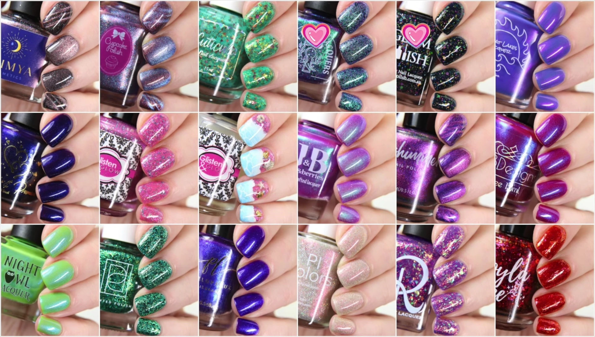 Showcase of Glam Polish Lots of Fun