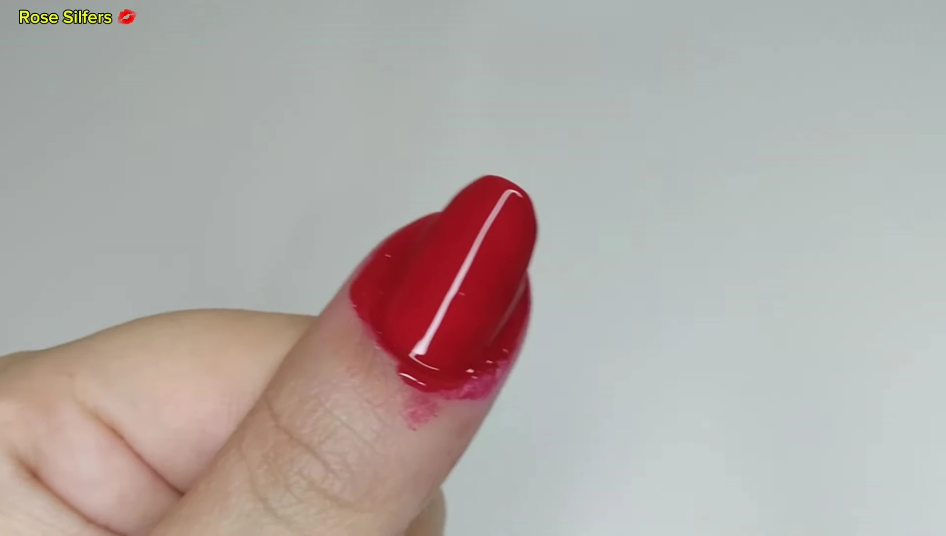 Nails with two coats of The Little One