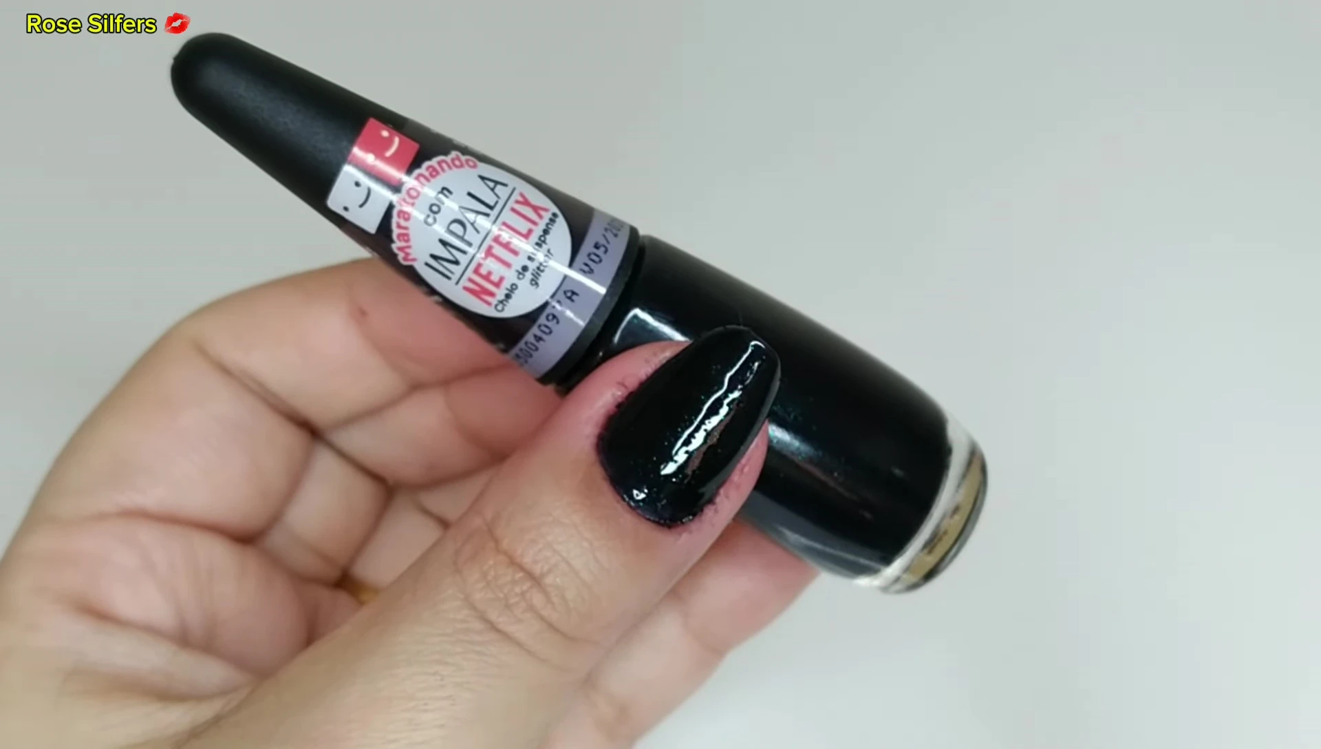 Nail with two coats of Suspenseful