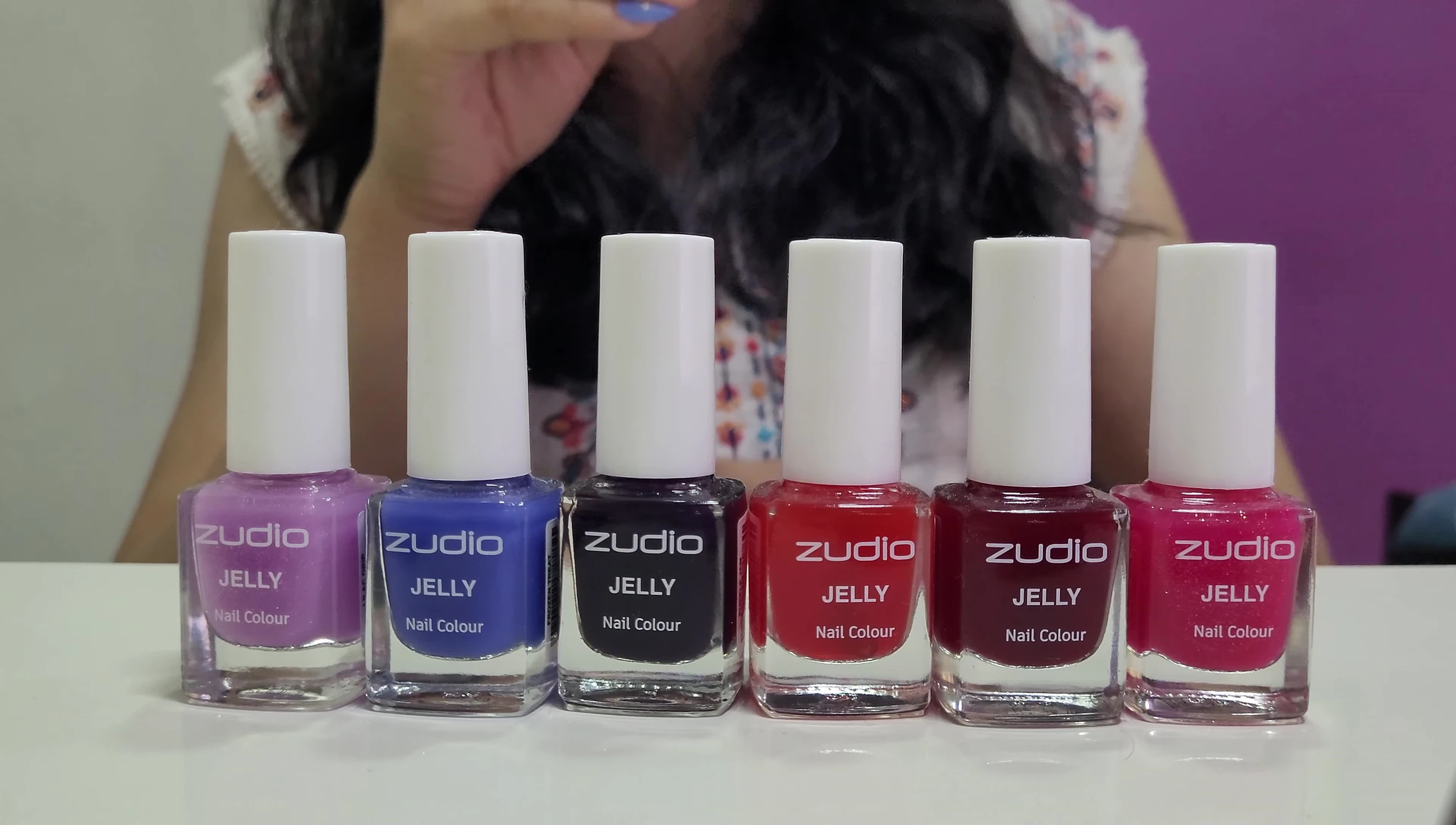 Image showing the relaunched Westside jelly nail polish collection.