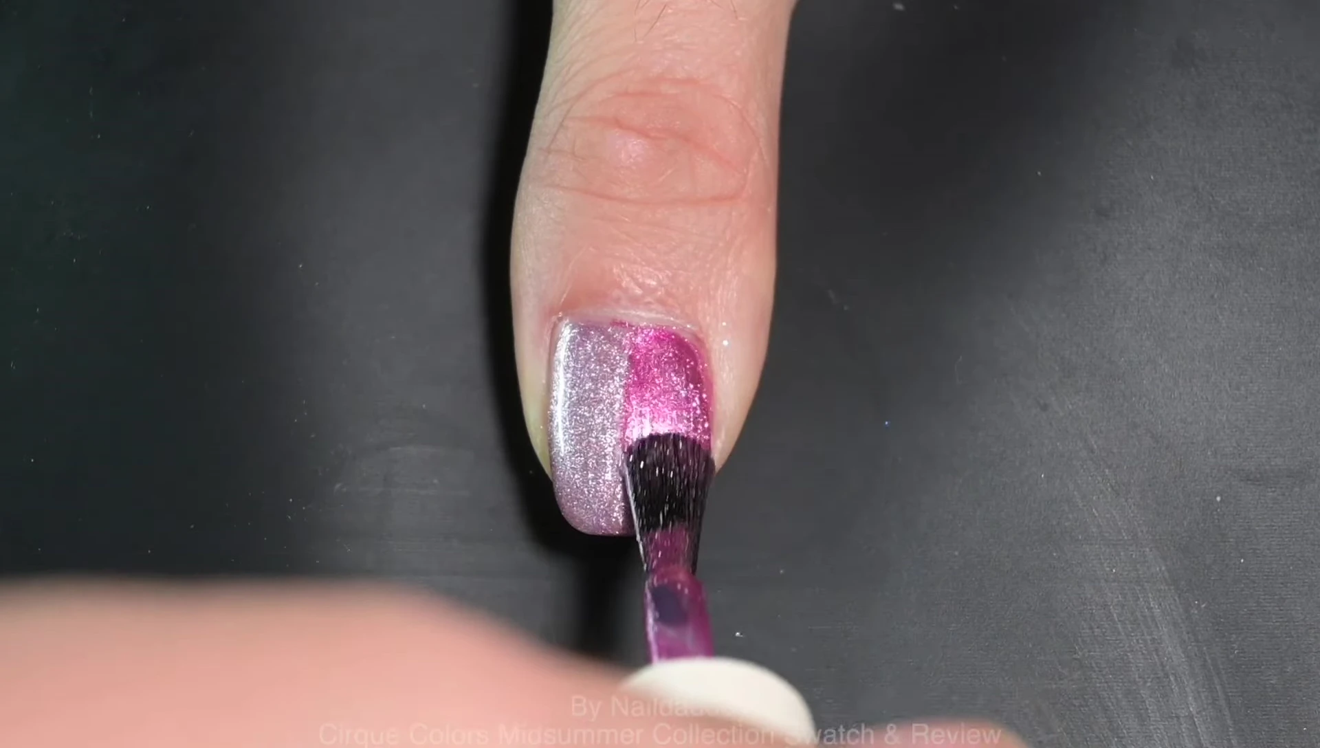 Demonstration of the application process using a bar magnet.