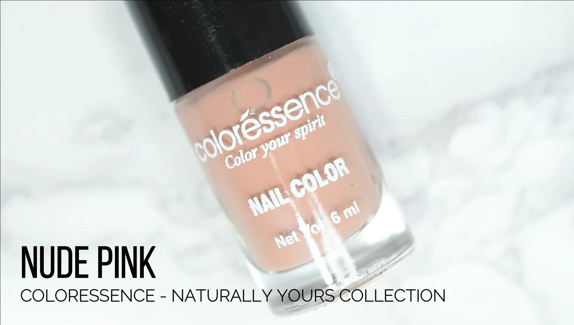 Swatch of the nude pink shade